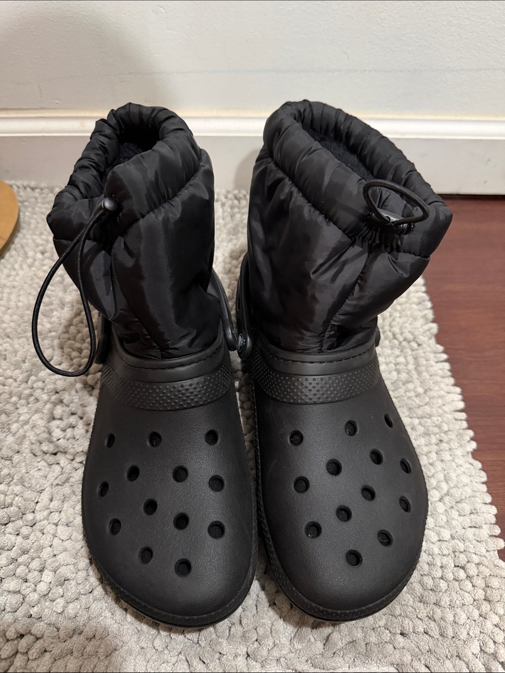 CROCS Kids Black Insulated Rain & Snow Boots